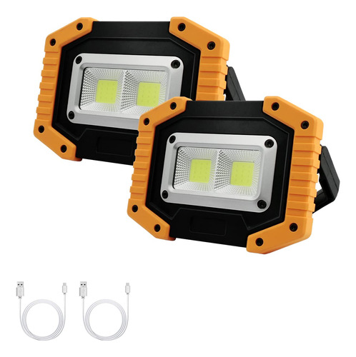 Tekstap Luz Trabajo Led Recargable 30 W 2000 Lm Portatil Cob