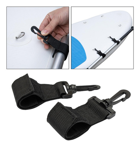 2 Kayak Paddle Keeper Soporte De Almacenamiento Clip Canoa