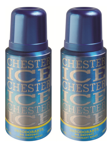 Promo Kit X 2 Desodorante Chester Ice X 150ml Chester Ice