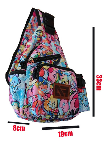 Mariconera Mochila Sling Cruzada Nintendo