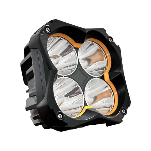 Set Luces Duallys Led Tipo Kc Flex 4 Led Con Tapa 60w