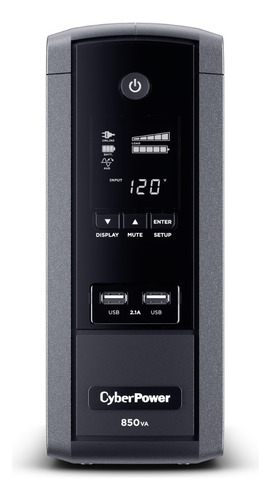 Cyberpower Brg850avrlcd,850va, Entrada 90-148v, 10 Contactos Negro