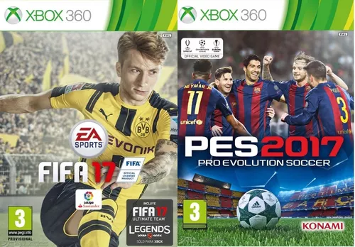 Jogo FIFA 17 Xbox 360 + Squeeze Exclusivo EA Sports Cinza - 750 ml em  Promoção no Oferta Esperta