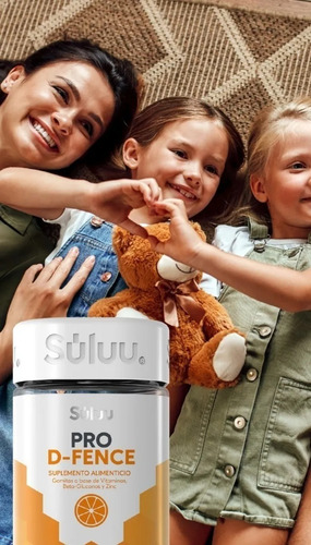 Gomitas Multivitamínico D3 Inmunológico Pro-defence Súluu Sabor Mandarina