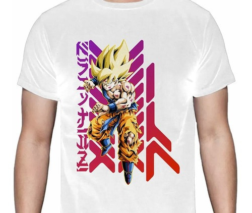 Dragon Ball - Goku Super Saiyajin Rojo - Polera Anime 