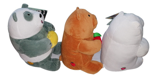 Pardo Osos Escandalosos Bordado Ultra Suave 23 Cm