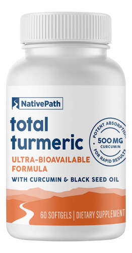 Nativepath Cúrcuma Curcumina Y Aceite Semilla Negra 60 Caps