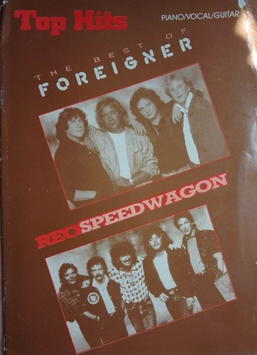 Top Hits The Best Of Foreigner Piano Vocal Guitar
