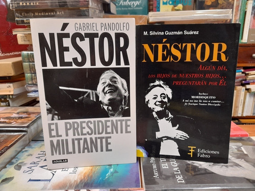 Lote X 2 Libros Biografías De Néstor Kirchner