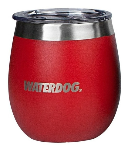 Vaso térmico Waterdog Copon 240 color rojo 240mL