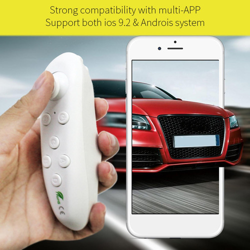 2 Controle Remoto Sem Fio Bluetooth Vr Joystick Gamepad Para