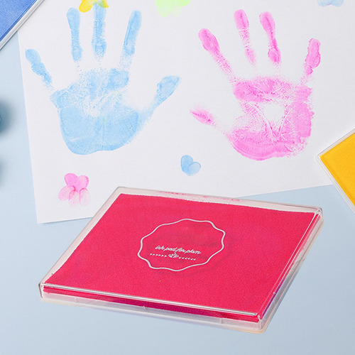 Almohadilla De Tinta Para Sellos Para Niños, Rosado
