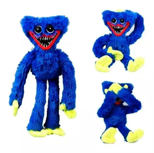 Huggy Wuggy Brasil Pelucia Azul Boneco Playtime Pop Time Bri