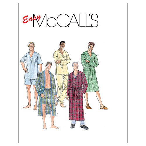 Mccall's Patterns M6231 Para Hombre Pijama