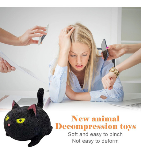 Lindo Gato Sensorial Fidget Juguete Autismo Necesita Ayuda