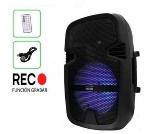 Imagen 3 de 4 de Parlante Cabina De Sonido Profesional Bt + Microfono 6.5'