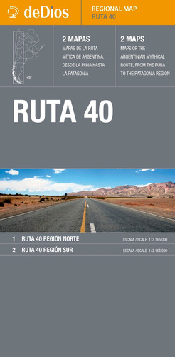 Ruta 40 - Regional Map - Segunda Edicion, De Julian De Dios. Editorial Dedios, Tapa Blanda En Español/inglés, 2022