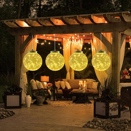 Luces De Cadena Para Jardín Con Led, Luces Colgantes De Hada