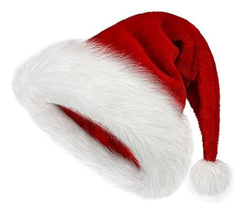 Gorro De Navidad, Gorro De Papá Noel Holiday Para Adultos, U