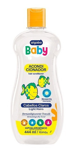 Caja X24 Baby Acondicionador Cabellos Claros 444ml Algabo