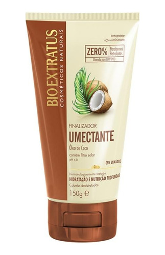 Finalizador Umectante Bio Extratus 150g Hidratação Nutrição