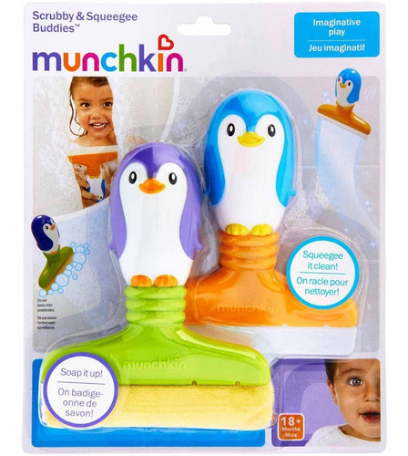 Juguete De Baño Scrubby & Squeegee Buddies Munchkin +18m