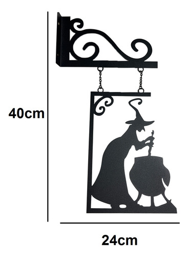Nuevo Harry Hogwarts Caldero Chorreante Bruja 40x24 Letrero (Usado)