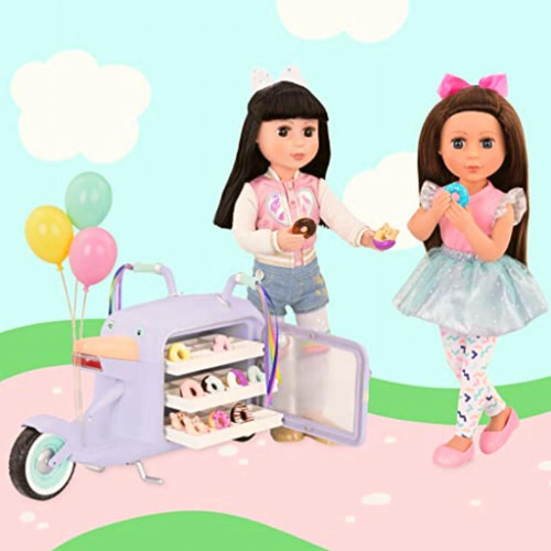 Glitter Girls By Battat Scooter De Entrega De Donas
