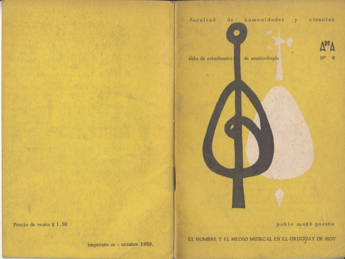 1959 Mañe Garzon Hombre Y Medio Musical En Uruguay Escaso 