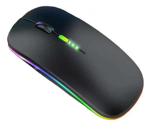 Mouse Bluetooth Rgb Recargable 2.4g + Bt 5.2+ 3.0