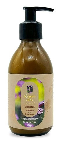Crema Corporal Con Aceite Esencial De Té Verde Verbena 250gr