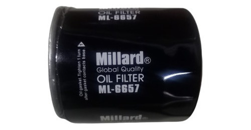 Imagen 2 de 2 de Filtro De Aceite Millard Ml6657 Mitsubishi Canter 1991