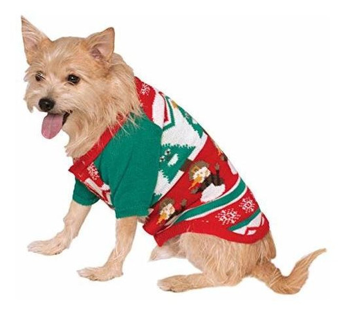 Rubies Costume Xmas Patterned Feo Suéter, Xl