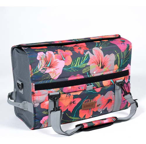Imagen 2 de 10 de Bolso Weekender 20/30 Lts Chilly Hibiscus