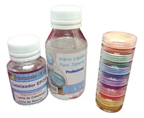 Comprar Vidrio Liquido Resina Epoxi Kit X 150 Gs + 6 Pigmentos Epoxi