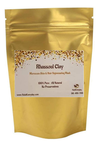 Rhassoul Clay - Ghassoul Clay1 Lb - Detoxifying And Rejuvena