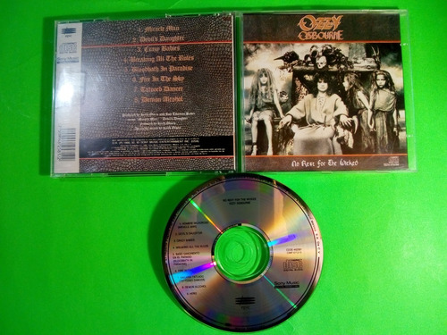 Ozzy Osbourne - No Rest For The Wicked (cd, 1993, México)