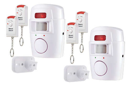 X2 Alarma Sirena Sensor Alarmas Inalambrica Seguridad Casa