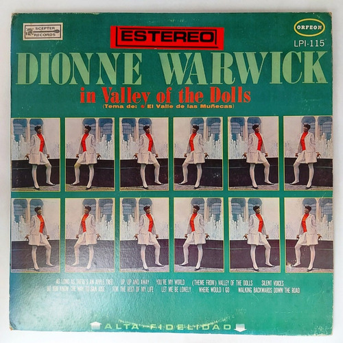 Dionne Warwick - Valley Of The Dolls  Lp