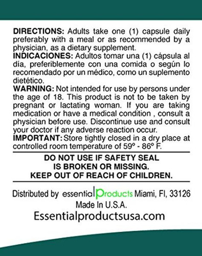 Elp Essential Cápsulas Aloe Vera Digestión 470mg 60