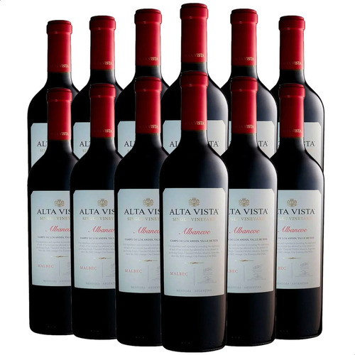 Vino Alta Vista Single Vineyard Albaneve Malbec - Pack X12