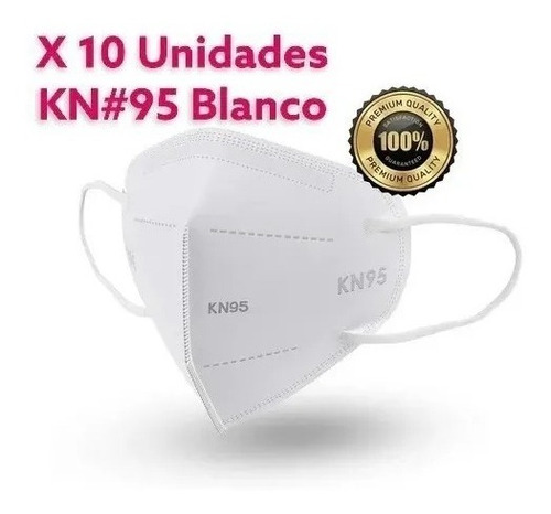 Kn95 Con Certificado Barbijo X10 Unidades Importado