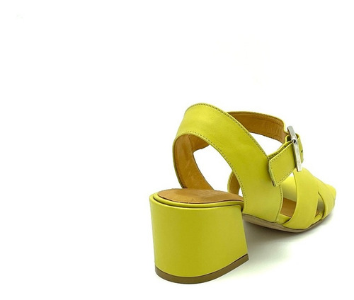 Sandalias Cuero Mujer Dama Moda Vestir Cómodas Mdz Krishna