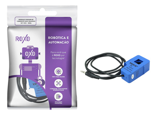 Sensor De Corrente Não Invasivo 100a Sct-013 - Roxo