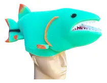 Comprar Animales Marinos Gorros Pez Colores Peces Cotillón Disfraces Verde