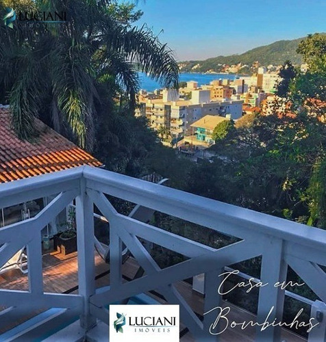 Excelente Casa Em Bombinhas Com 04 Dormitórios E Vista Para O Mar! - Ca00316 - 34699075