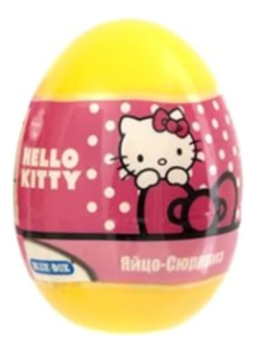 Huevo Sorpresa Hello Kitty Con Muñeca Adentro Amarillo 2116