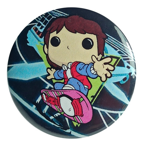 Marty Mcfly Botón Pinback Back To The Future 