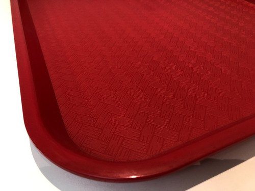 Bandejas Comida Rápida Rojo Winco 45x35