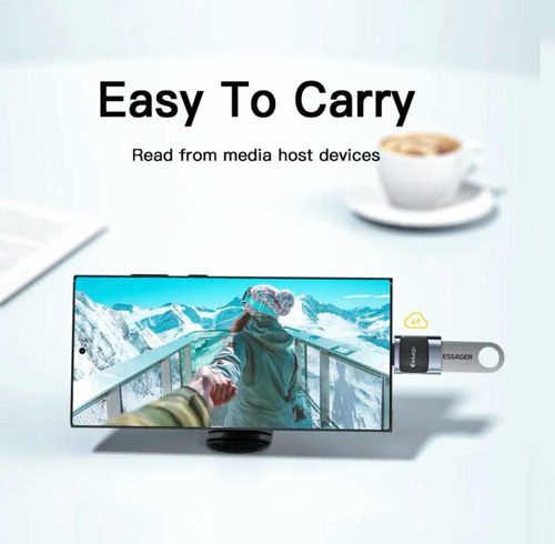 Adaptador Convertidor Otg Usb Micro Usb-c 3pzs